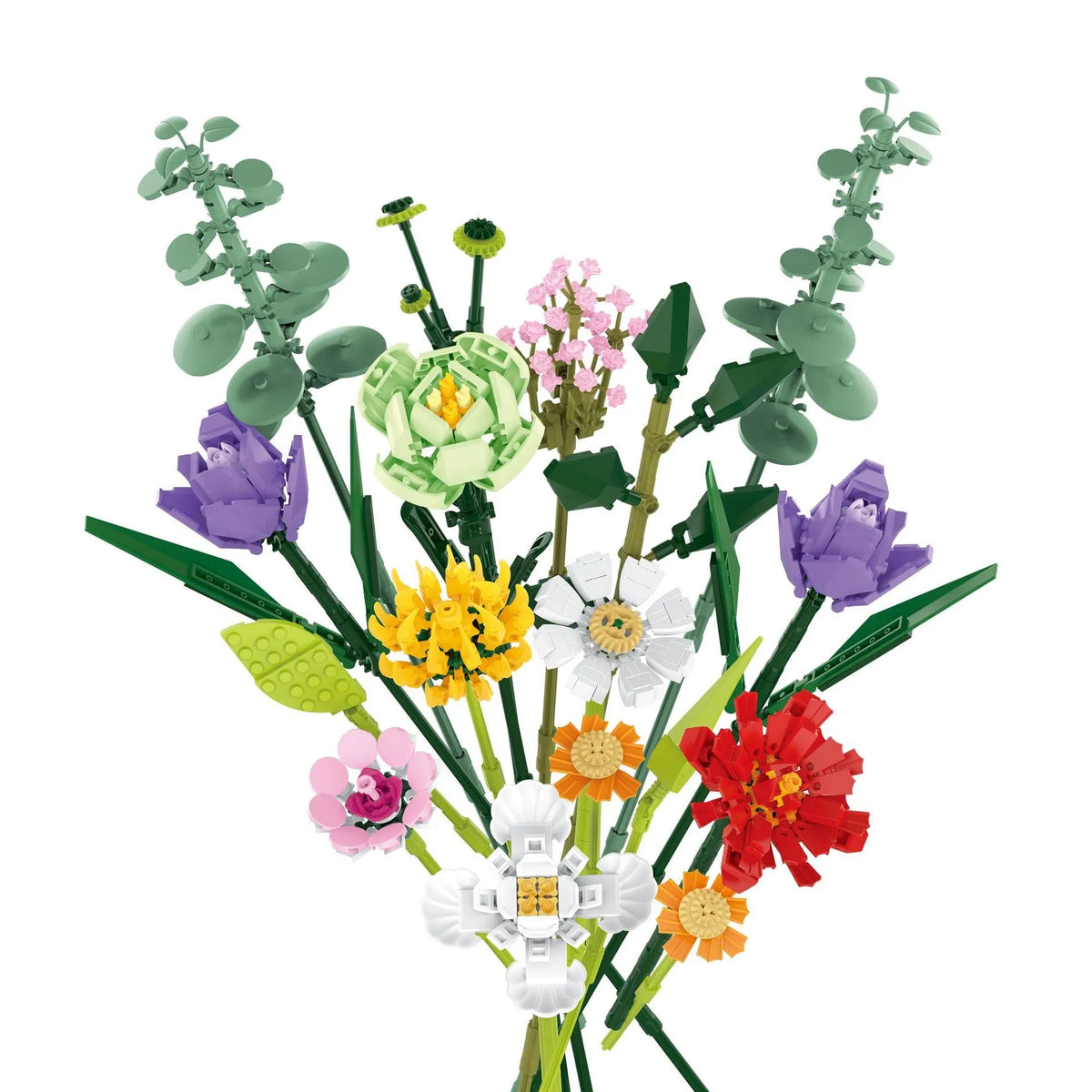 MORK Building Block Set: Flower Bouquet, Model 034004