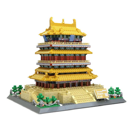 Wange MOC Building Block Set: China Stork Tower, Model 6229