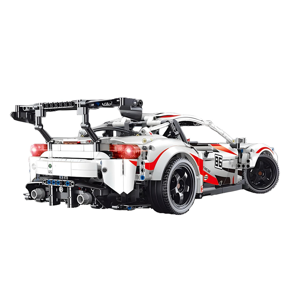 Trilumity Motorized Building Block Set: Toyota Gt86 Ultimate Edition, genuine license (2586-Piece)