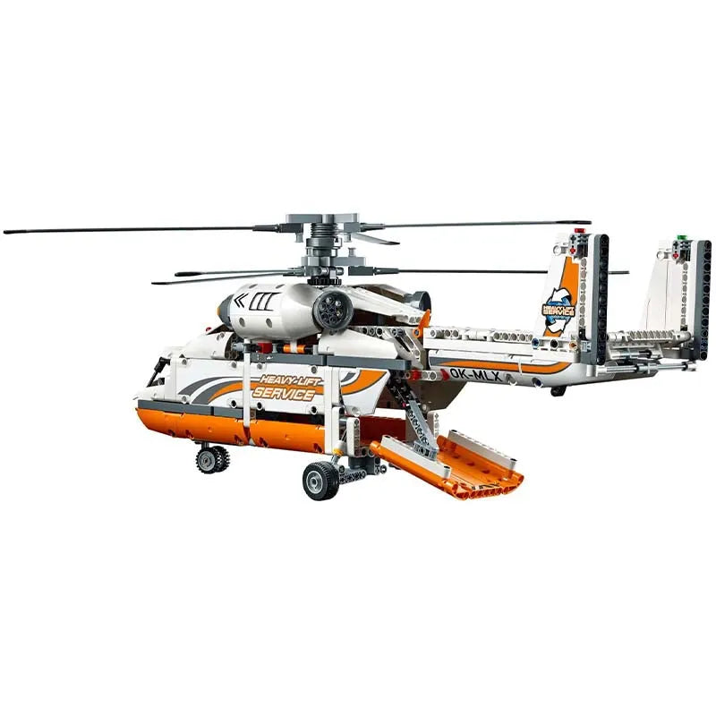 MOC Motorized Building Block Set: Heavy Lift Helicopter, Model 40026