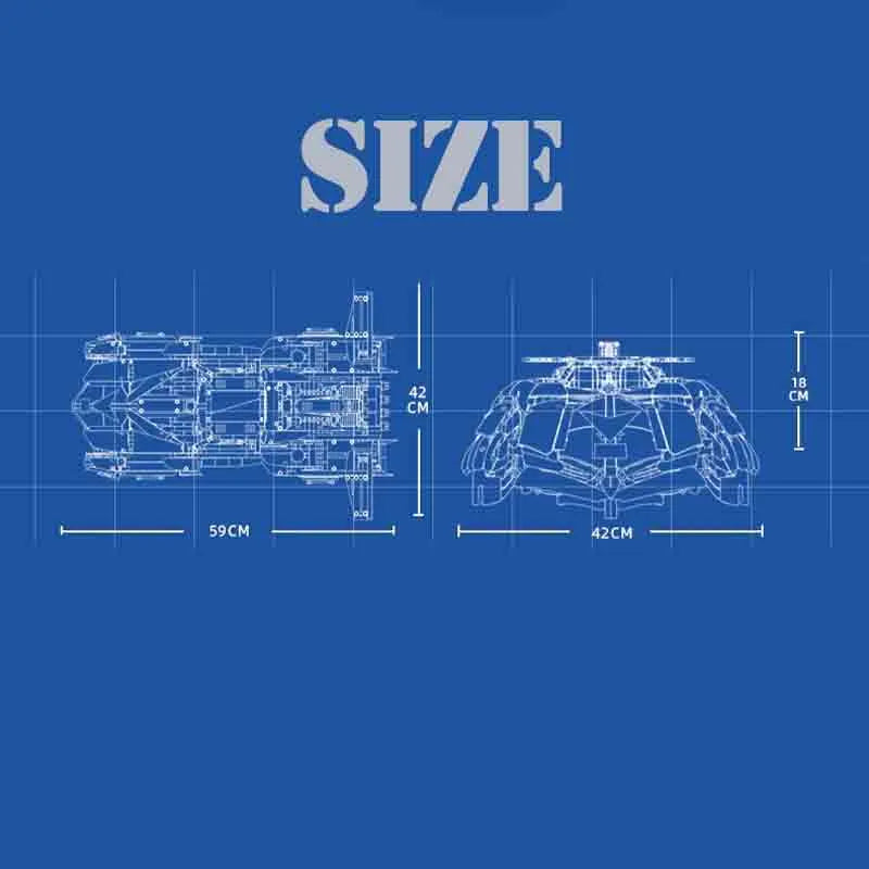 JieStar MOC Motorized Building Block Set: SUGO Asurada GSX Sports Car, Model 92033