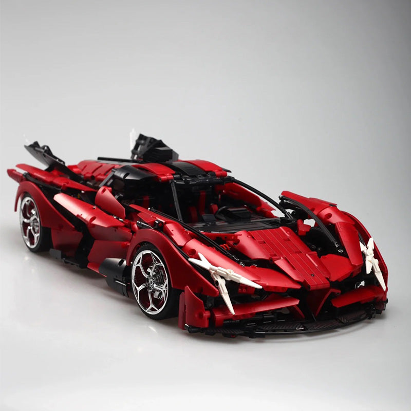 Trilumity Building Block Set: 1: 8 Apollo Evo Red Devil with Remote Control, High Detail Restoration (3669-Piece)