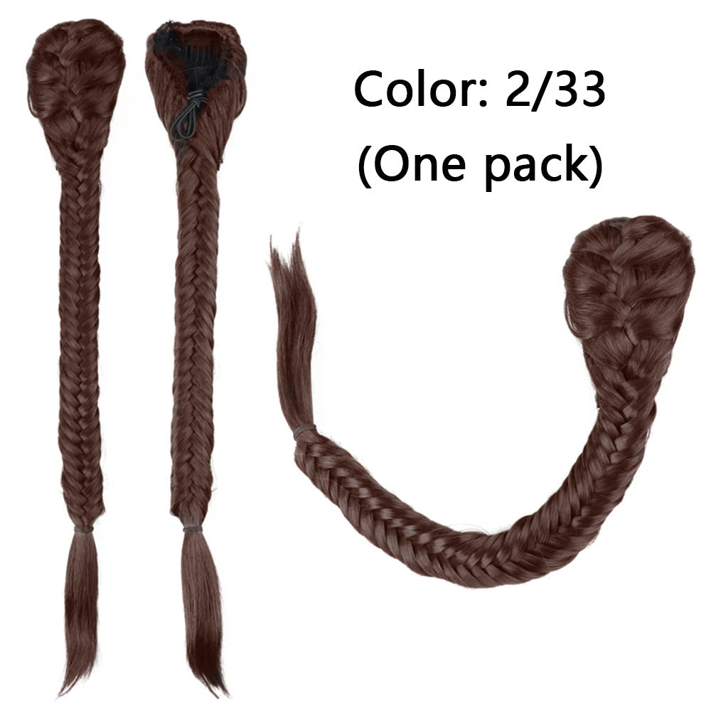 Trilumity Braided Ponytail in 1B, as supplied in packaging