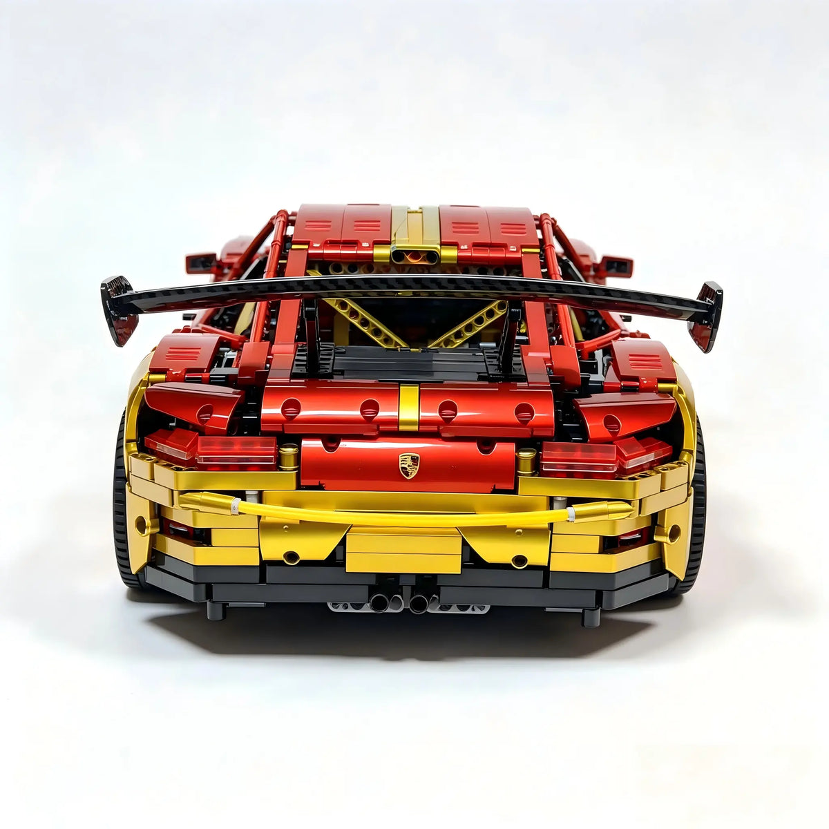 Trilumity Building Block Set: 1:8 Porsche 911 GT3 | Customized “Iron Man” Livery (2728-Piece)