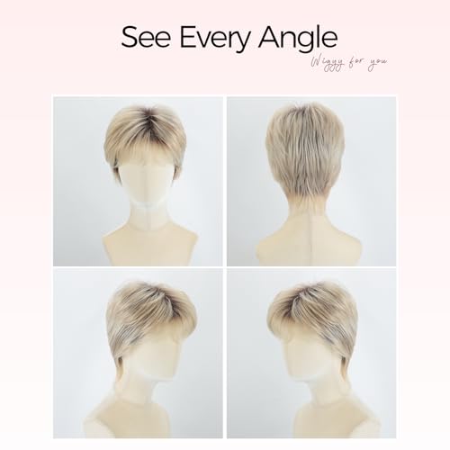 Trilumity Short Pixie For Curly Synthetic Fiber - Natural Black Hair Replacement Wig