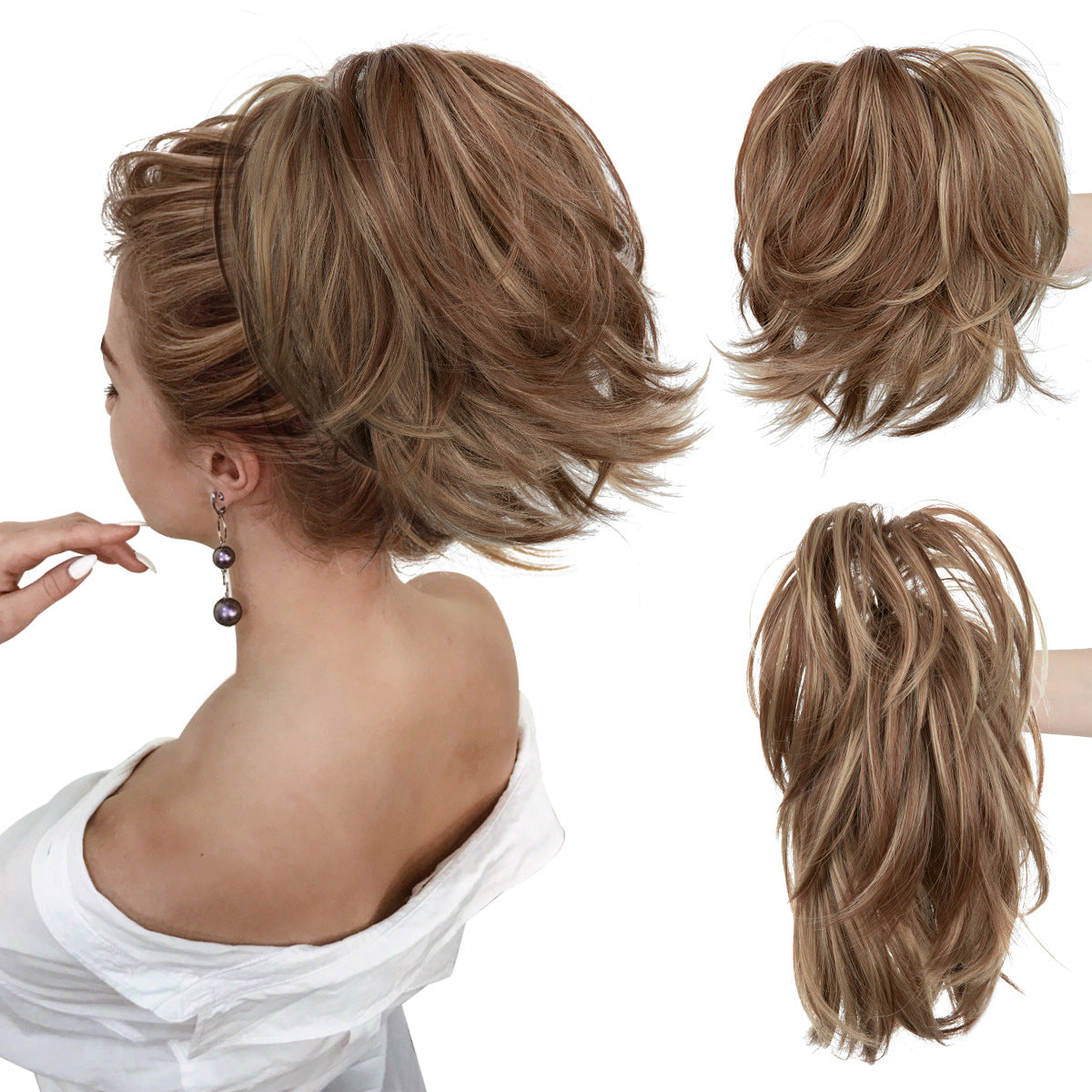 Trilumity Curly Ponytail in 1B, additional product photo 1