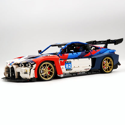 Trilumity Building Block Set: 1: 8 BMW M4 GT3 Building Set, Fully Detailed Simulation, The Ultimate Collectible (4556Piece)