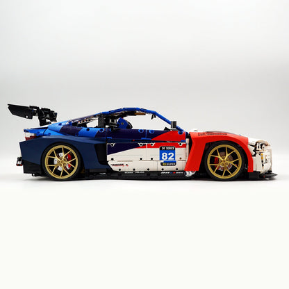 Trilumity Building Block Set: 1: 8 BMW M4 GT3 Building Set, Fully Detailed Simulation, The Ultimate Collectible (4556Piece)