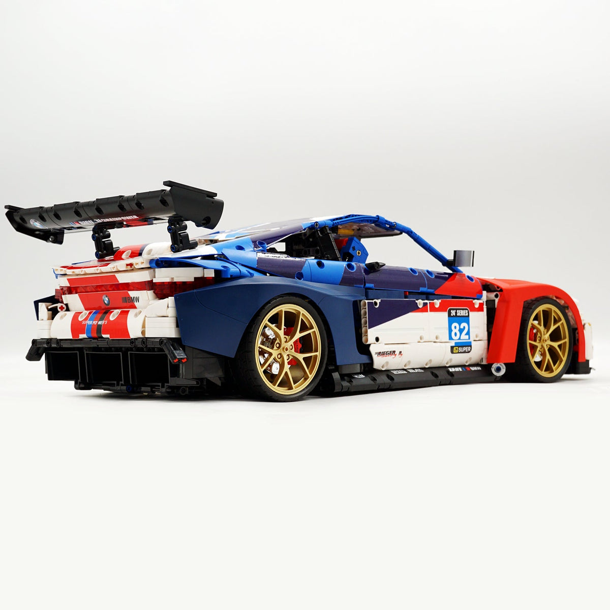 Trilumity Building Block Set: 1: 8 BMW M4 GT3 Building Set, Fully Detailed Simulation, The Ultimate Collectible (4556Piece)