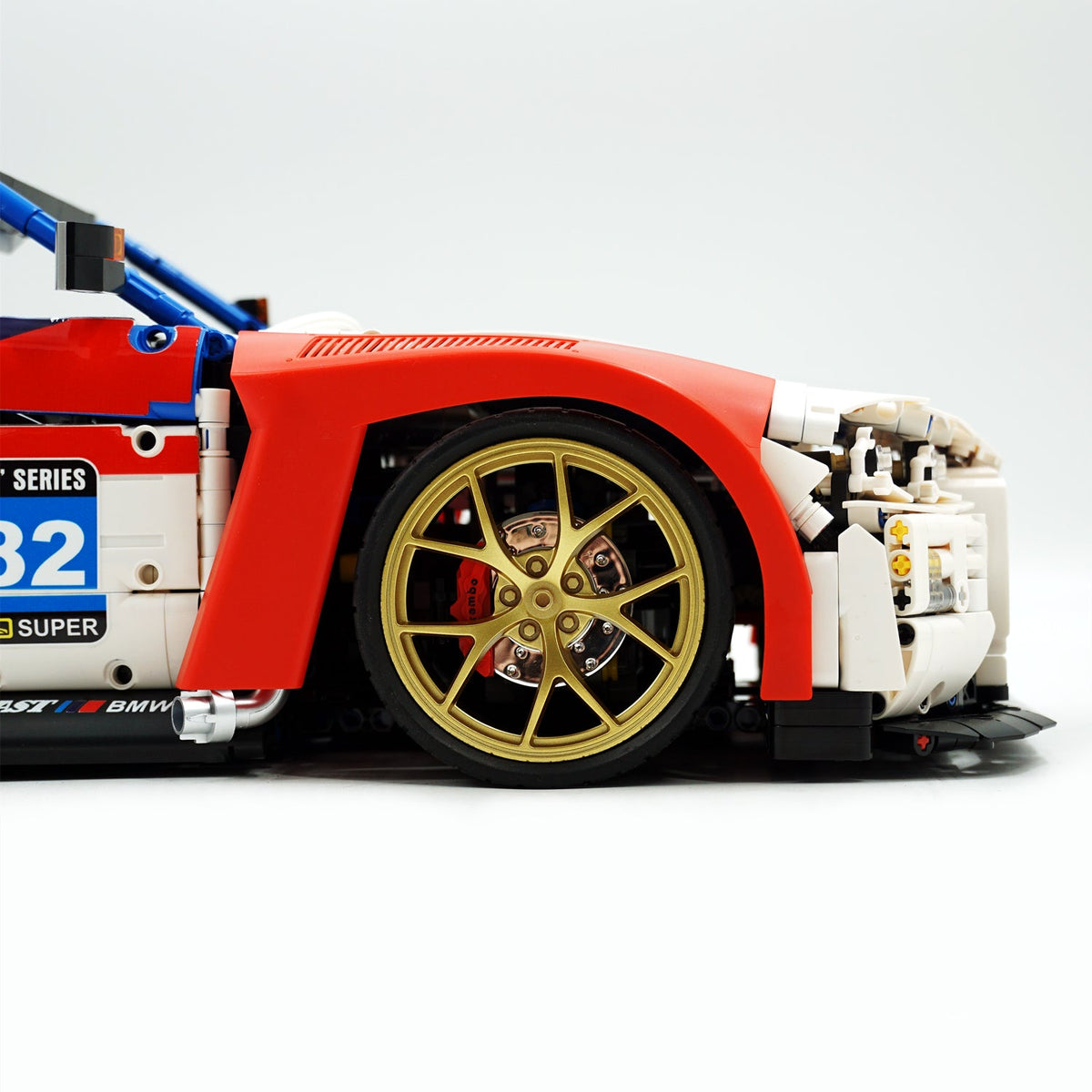 Trilumity Building Block Set: 1: 8 BMW M4 GT3 Building Set, Fully Detailed Simulation, The Ultimate Collectible (4556Piece)