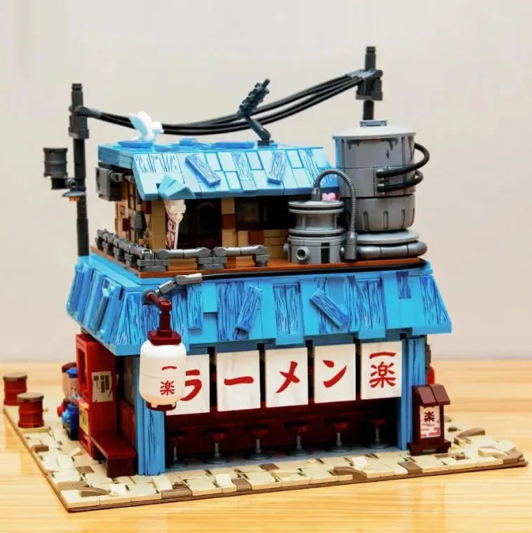 MOC Building Block Set: Movie Expert Japanese Noodle Shop House, Model 20509