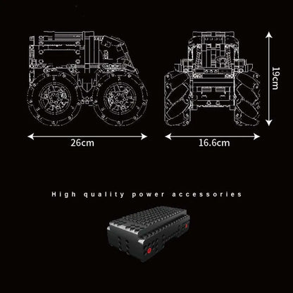 Mould King MOC Building Block Set: RC Motorized Off Road ATV, Model K20017