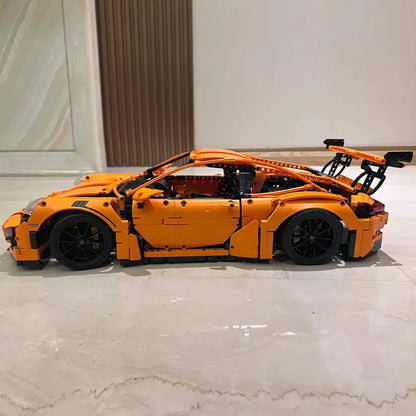 MOC Building Block Set: Porsche 911 GT3 RS Racing Car, Model 20001