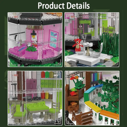 Mould King MOC Building Block Set: Transparent Tower, Model K16013