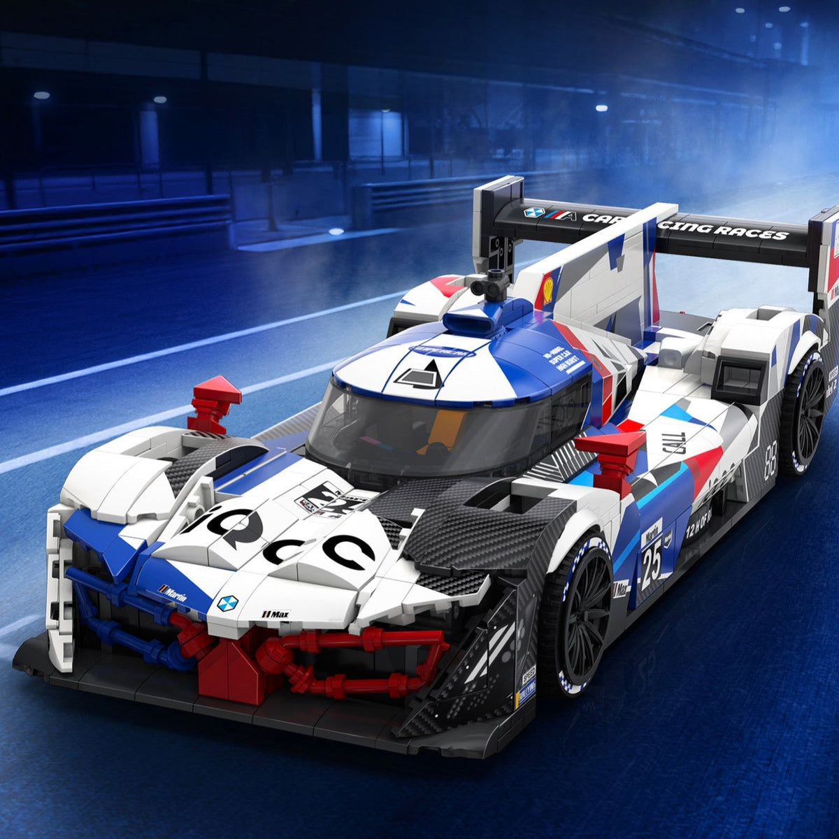 Trilumity Building Block Set: 1:16 BMW M Hybrid V8 LMDh Endurance Prototype(1068Piece)