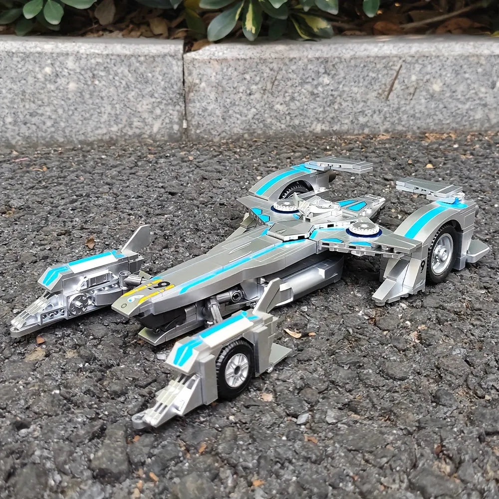 JieStar MOC Building Block Set: F1 Spiegel HP-022 Super Racing Car, Model 58080