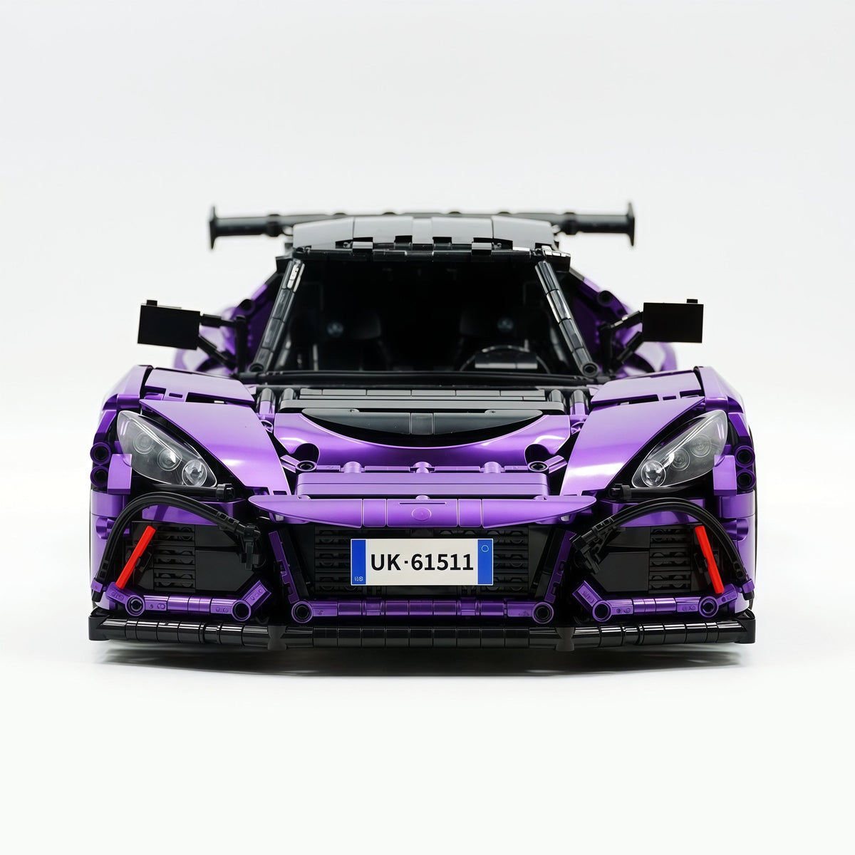Trilumity Building Block Set: 1:8 Lotus Exige Cup 430 | Rare Amethyst Color Enamel Paint | Officially Licensed Edition (3730-Piece)
