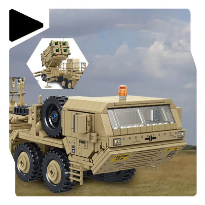 Panlos MOC Building Block Set: M983 Missile Truck, Model 628014