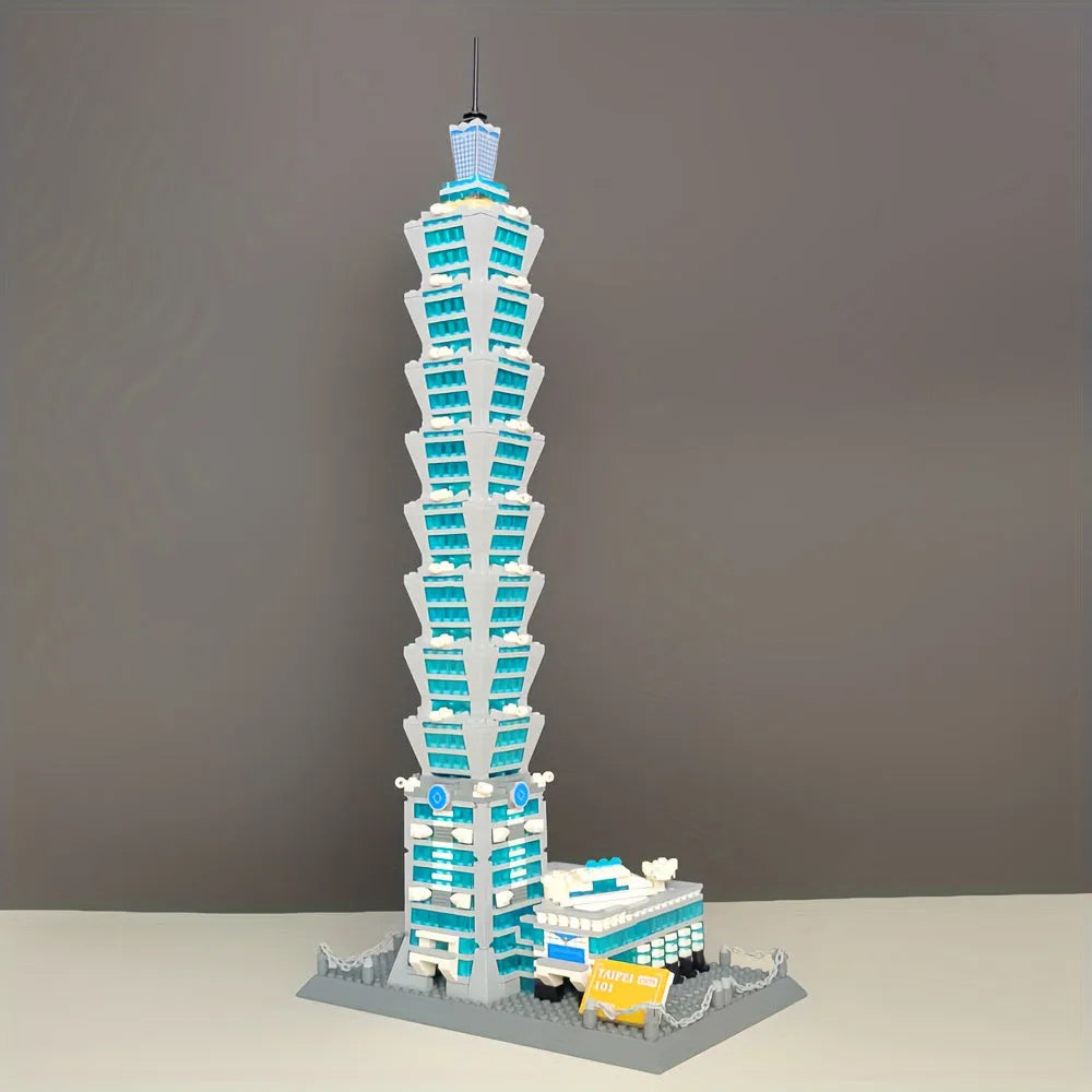 Wange MOC Building Block Set: Taipei 101 Tower, Model 5221