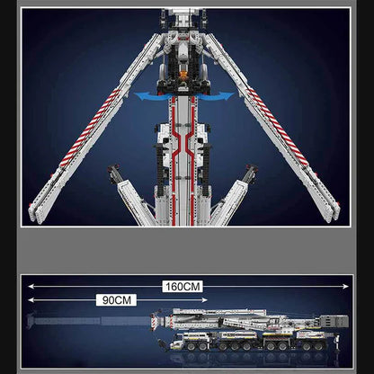Mould King MOC Building Block Set: Motorized Liebherr LTM 11200 Crane, Model 17007
