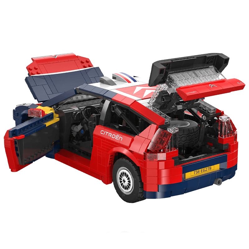Trilumity Motorized Building Block Set: Remote Controlled 2008 Citroën C4 Wrc (1550+-Piece)