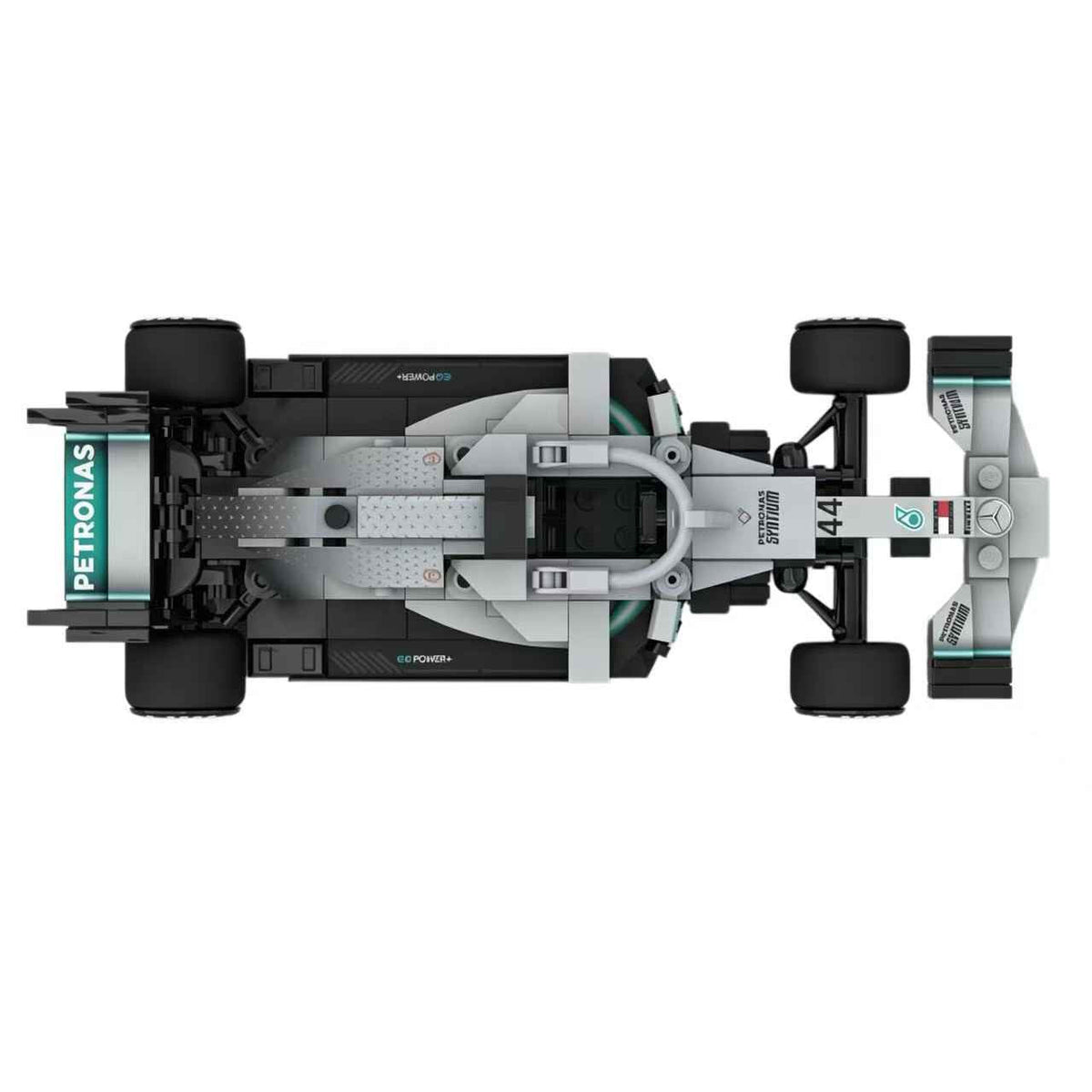 Trilumity Building Block Set: 1:24 Mercedes-Benz W10 F1 Car | Includes a Complete Set of Stickers (246Piece)