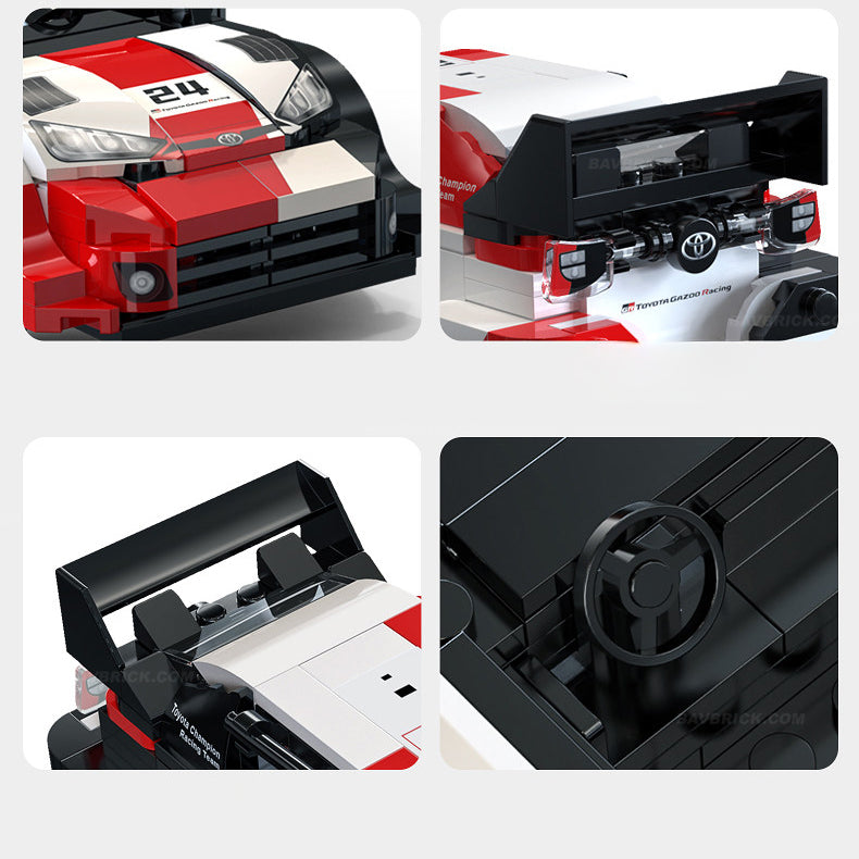 Trilumity Building Block Set: 1:24 Toyota Gr Yaris Rally1(317Piece)