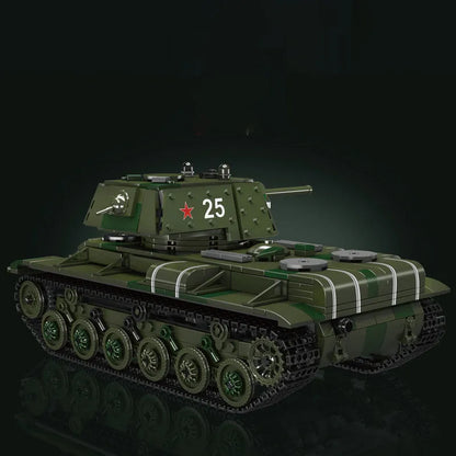 Mould King Building Block Set: Motorized KV-1 Heavy Tank, Model K20025