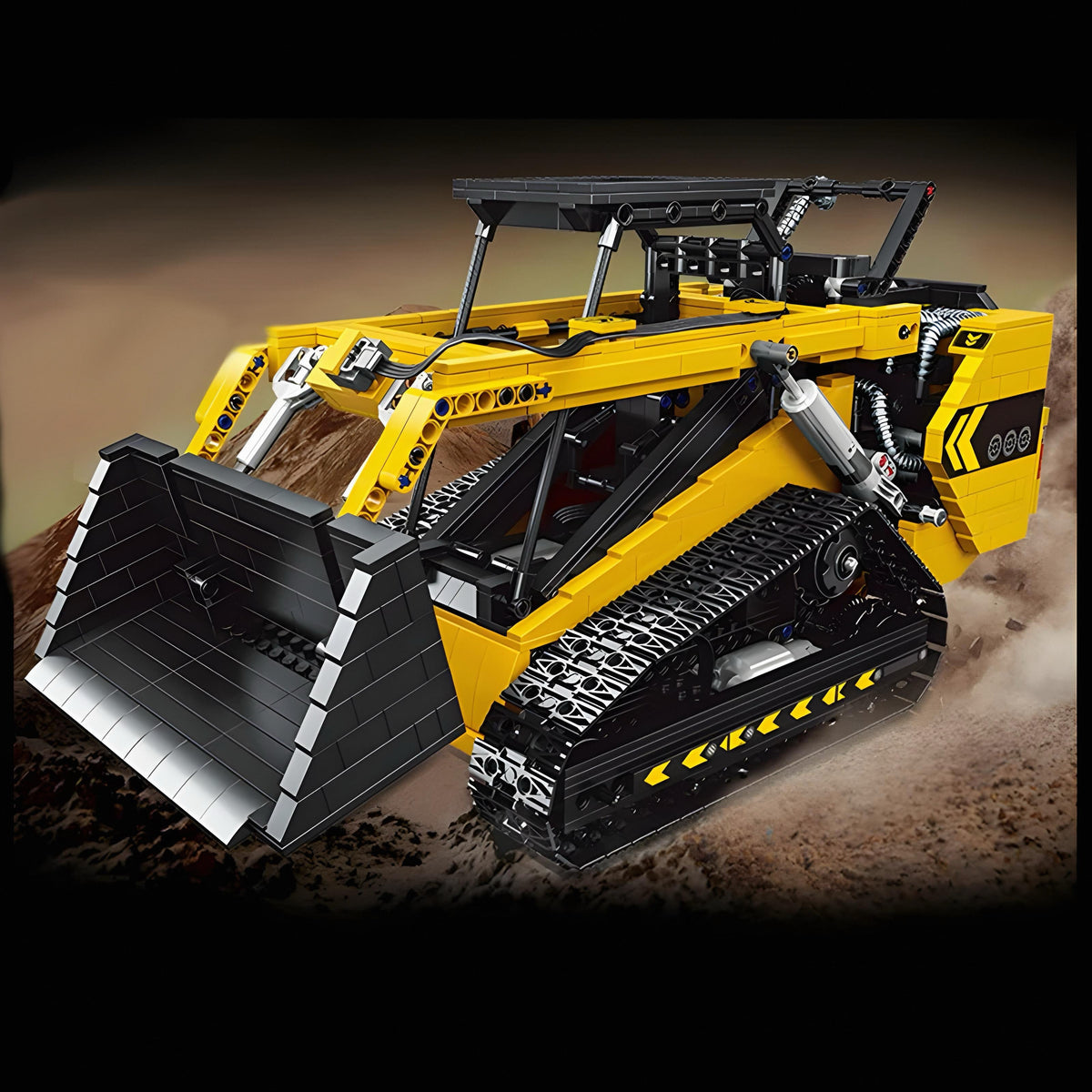 Trilumity Compact Track Loader Building Block Set, Remote Control, 1,800-Piece