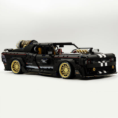 Trilumity Motorized Building Block Set: 1: 8 Dodge Challenger with Remote Control (3751-Piece)