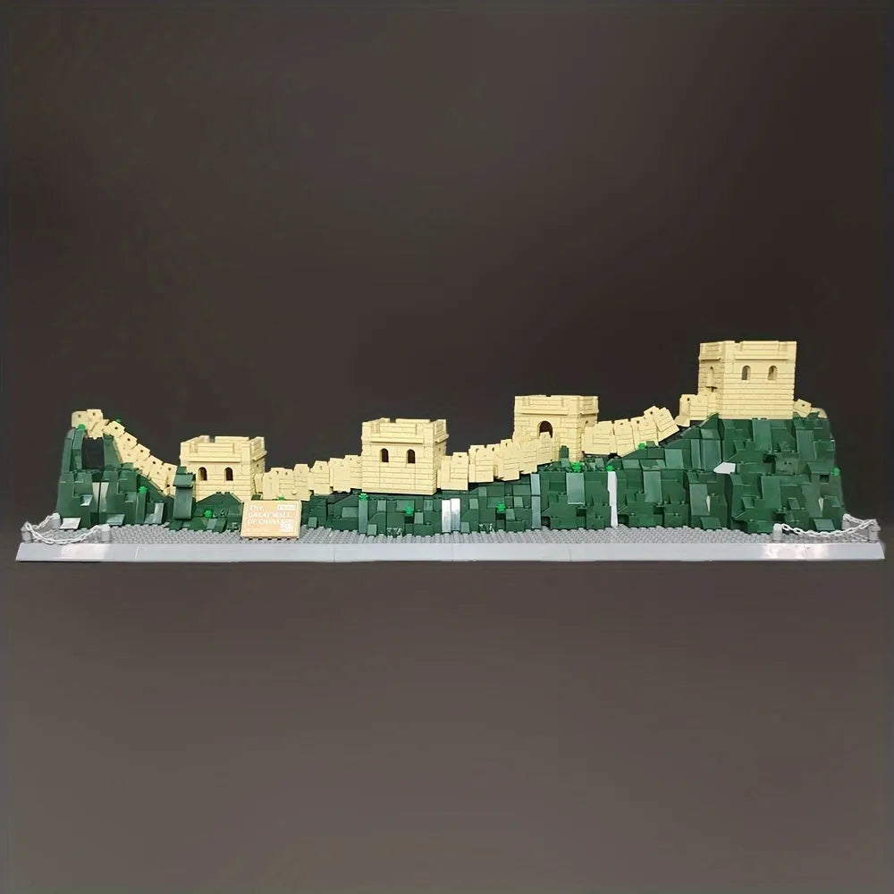 Wange MOC Building Block Set: Great China Wall, Model 6216
