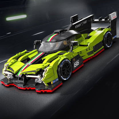 Trilumity Building Block Set: 1:16 The Ultimate LMDh Hybrid Prototype | 2024 Le Mans Endurance Prototype (1188Piece)