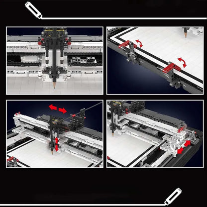 Mould King Building Block Set: Motorized Plotter, Model K13181