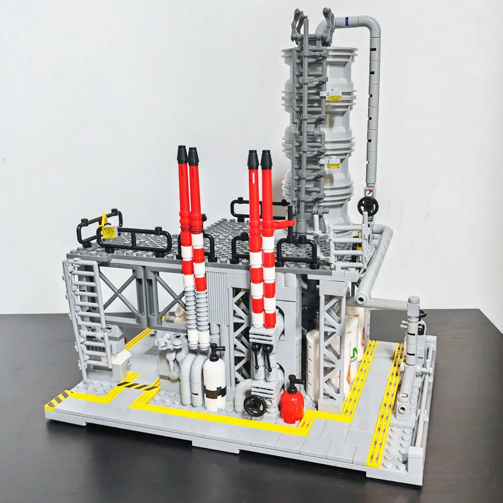 JieStar MOC Building Block Set: Experts MOC City Chemical Plant, Model JJ9015