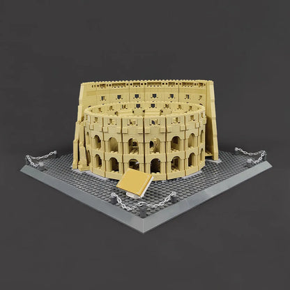 Wange MOC Building Block Set: Italy Rome Colosseum, Model 5225