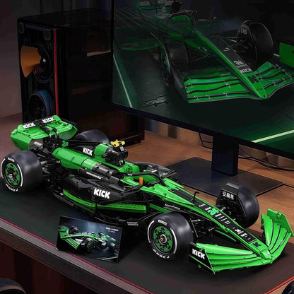 Trilumity Building Block Set: 1: 8 Kick Sauber F1 Team C44, Officially Licensed Model (2553-Piece)
