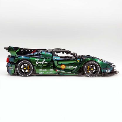 Trilumity Motorized Building Block Set: 1:8 The Ultimate Italian Hybrid Hypercar Evo | Chameleon Metallic Paint Italian Flagship (4058+-Piece)