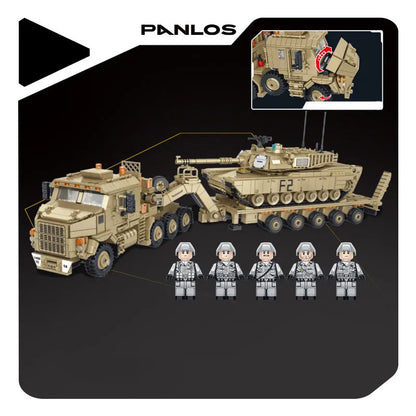 Panlos MOC Building Block Set: M1070 Armored Vehicle, Model 628015