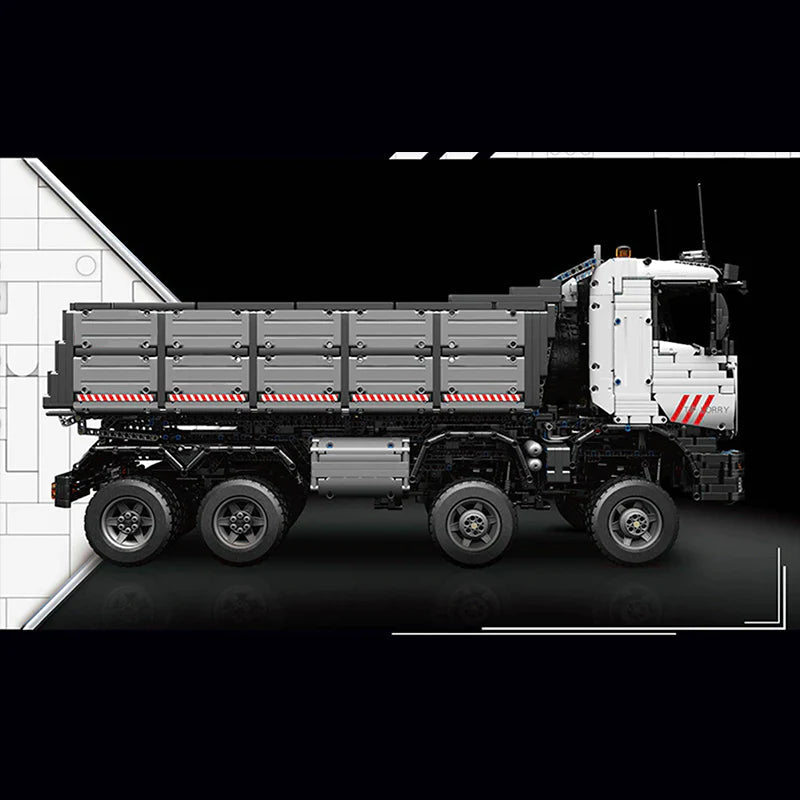 Trilumity The Pneumatic Dump Truck Building Block Set, Remote Control, 5,768-Piece