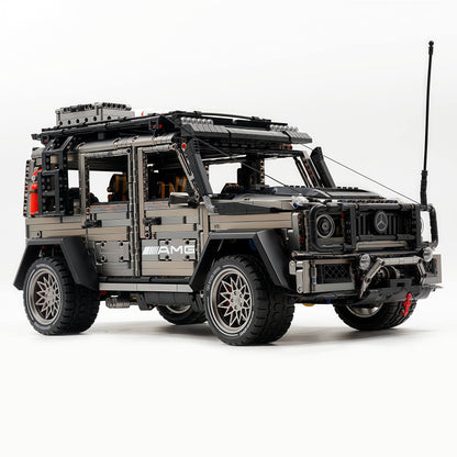Trilumity Motorized Building Block Set: 1: 8 Mercedes Benz G 500, Ultimate Maneuver Control Off-Road | Electroplating Gun Gray Custom