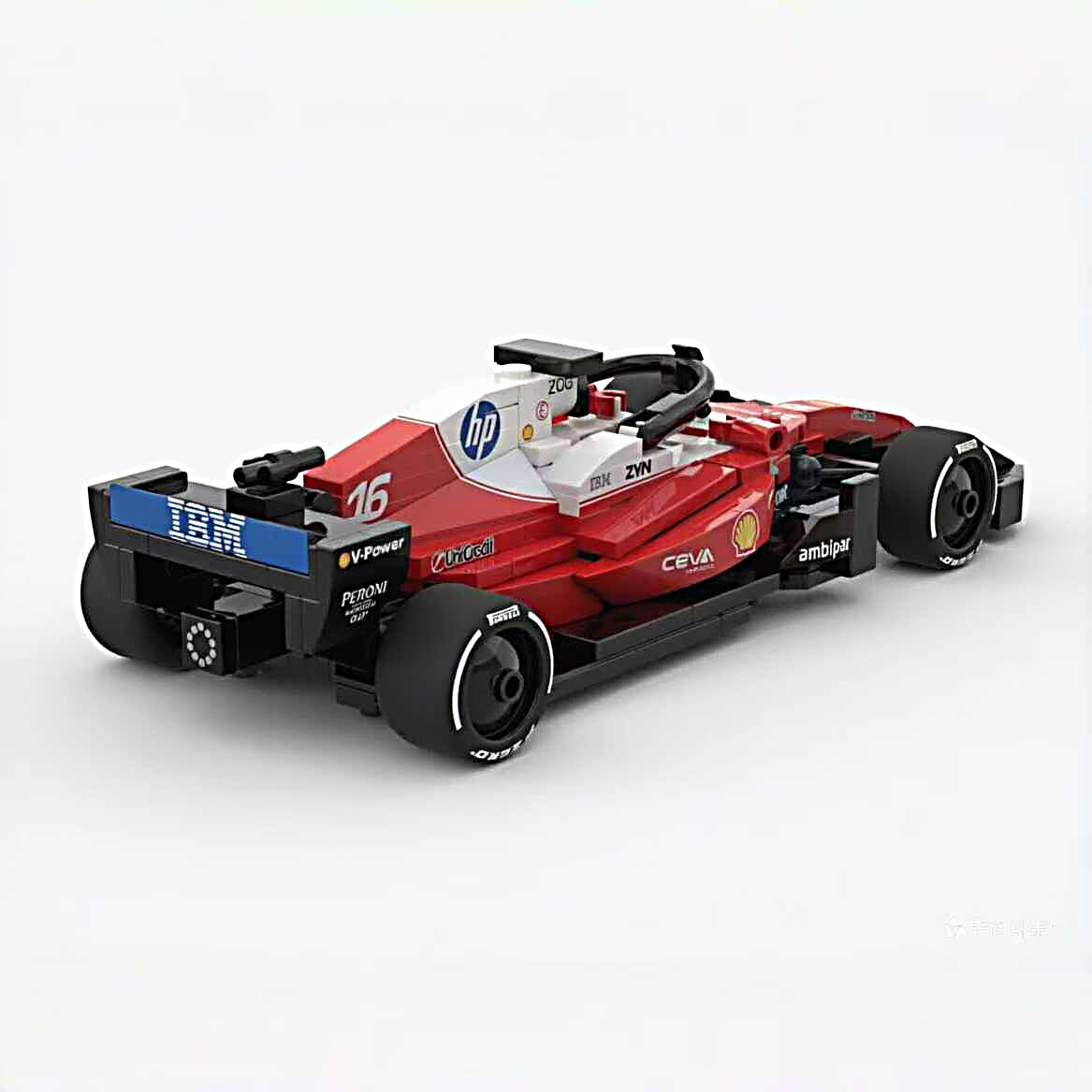 Trilumity Building Block Set: 2026 Formula Car | Includes A Complete Set of Stickers | 254Piece