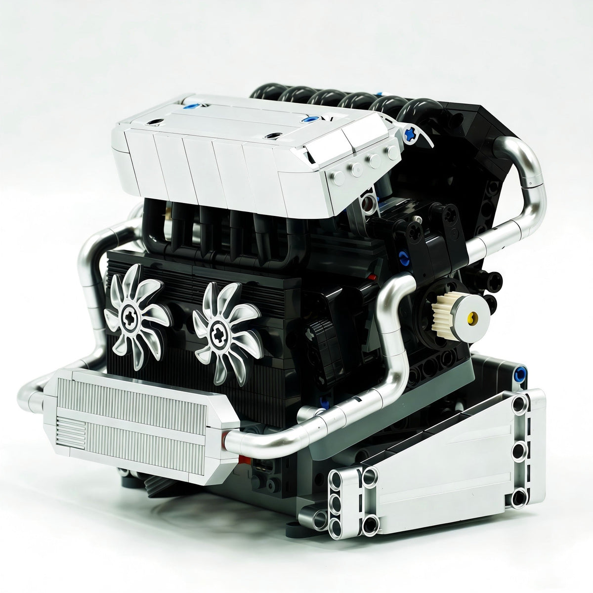 Trilumity Building Block Set: Motorised Inline-6 BMW Engine | German Performance Legend (743-Piece)