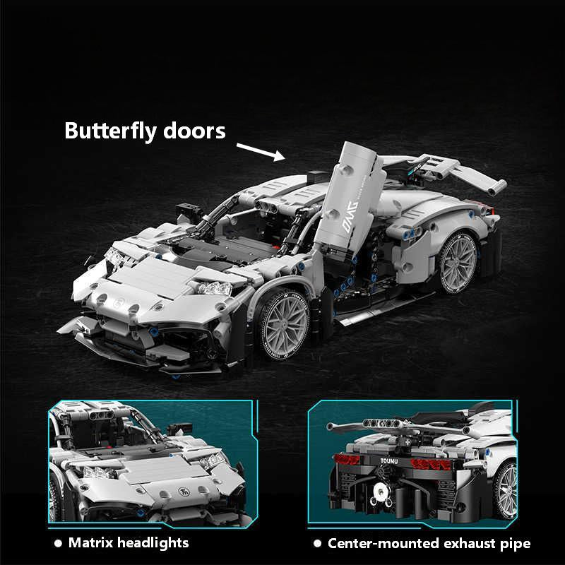 Trilumity Building Block Set: 1:14 Mercedes-Benz AMG One Supercar (1164Piece)