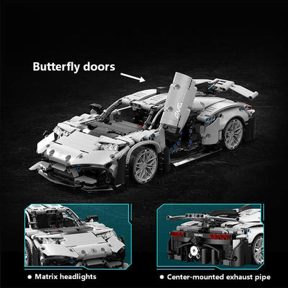Trilumity Building Block Set: 1:14 Mercedes-Benz AMG One Supercar (1164Piece)