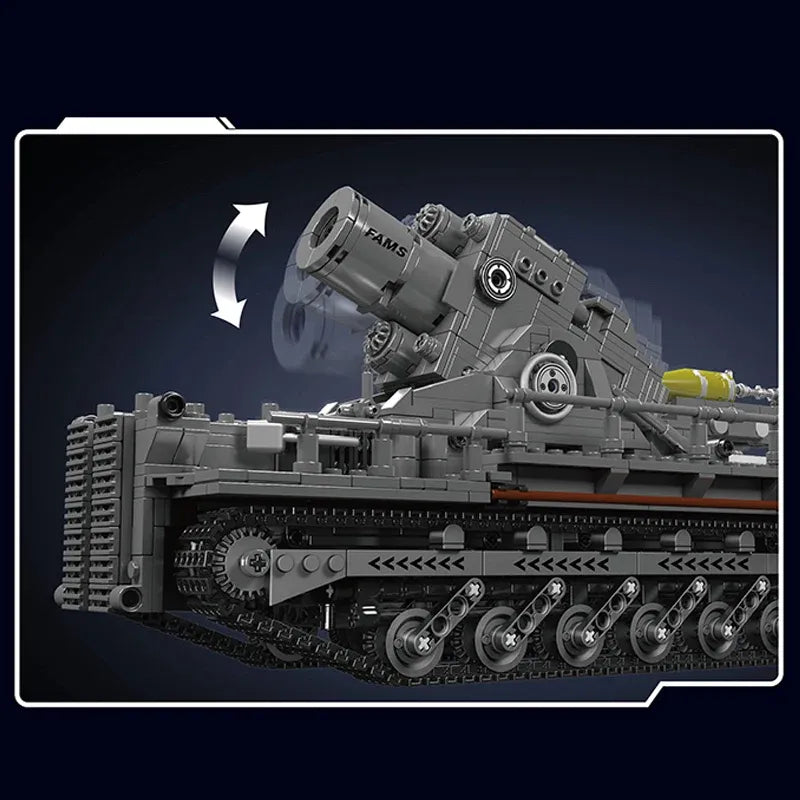 Mould King Building Block Set: Motorized Karl Mortar 20028, Model K20028