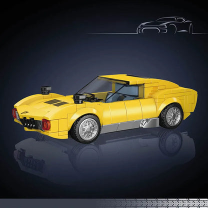 Mould King Building Block Set: Mini Lambo Miura Speed Champions Racers, Model K27039