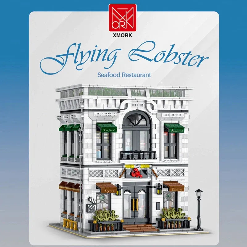UG MOC Building Block Set: Seafood Restaurant, Model 10203
