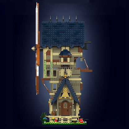 Mould King MOC Building Block Set: Medieval City Windmill, Model K10060
