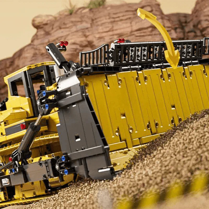 Trilumity The RC Bulldozer Building Block Set, Remote Control, 3,567-Piece