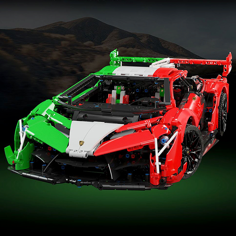 Trilumity Building Block Set: 1:8 Italia Competizione Edition Lamborghini Veneno (3611Piece)